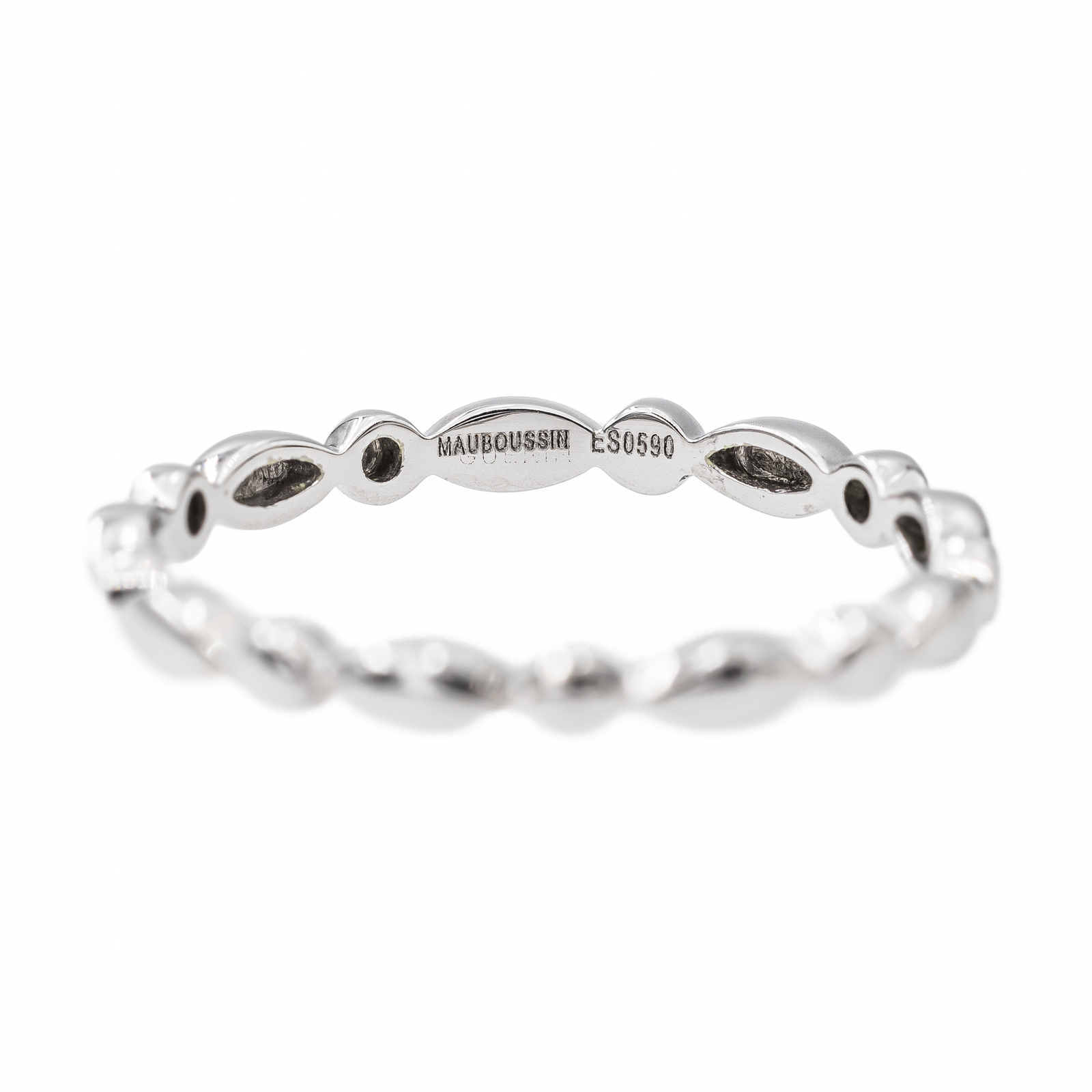 Mauboussin White Gold Wedding Ring