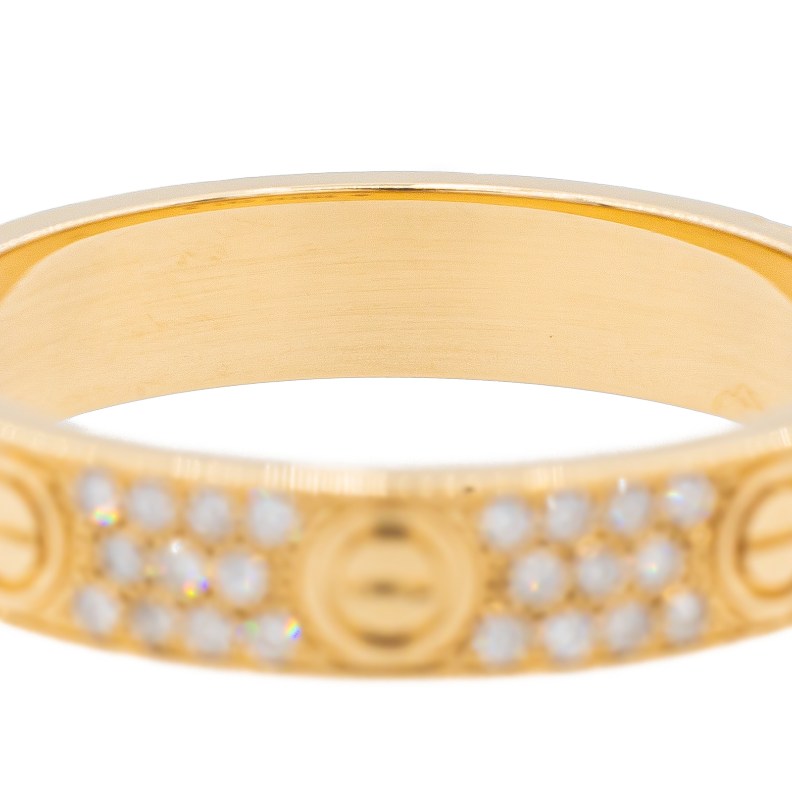 Cartier Love Wedding Ring Yellow Gold Diamond
