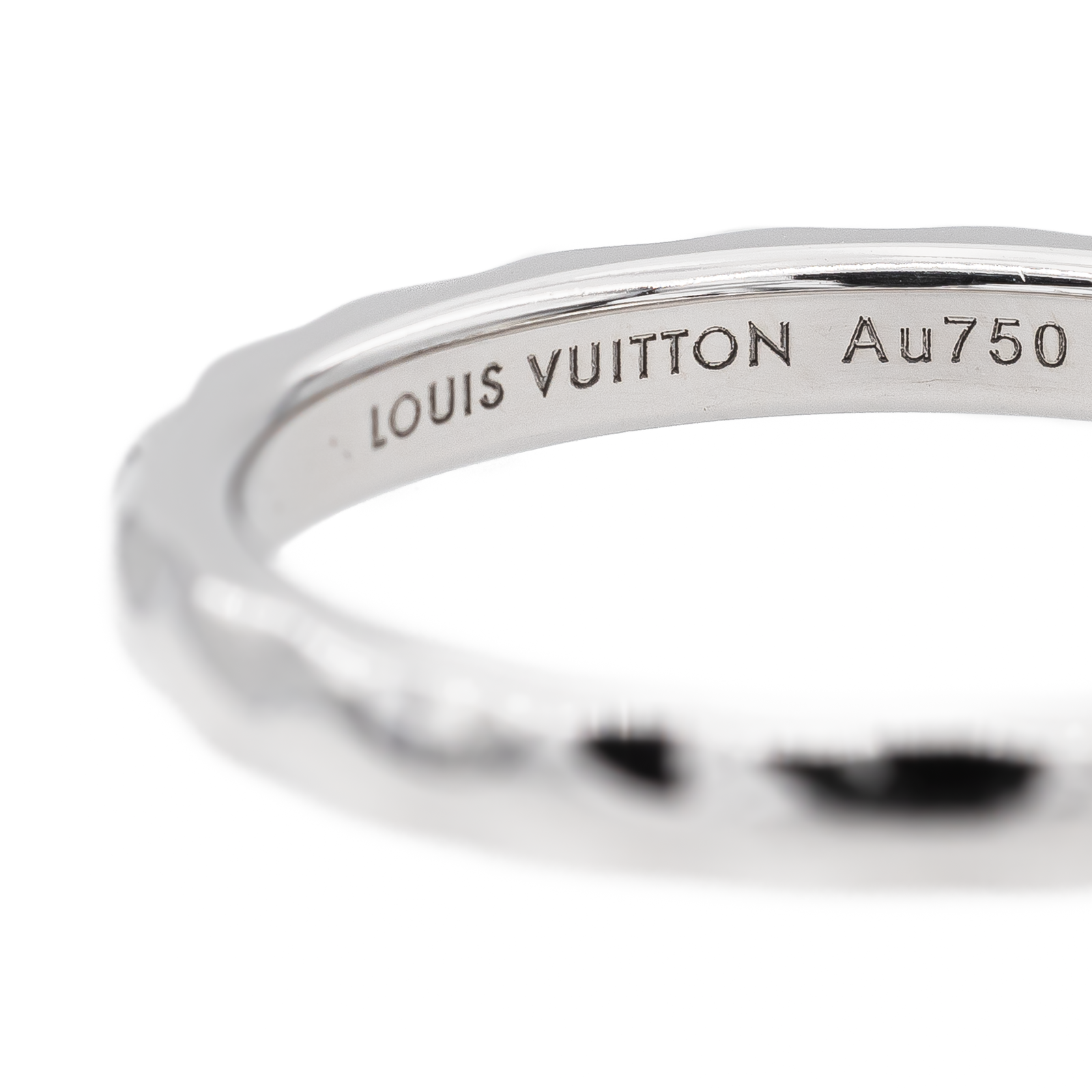 Louis Vuitton White Gold Alliance Ring