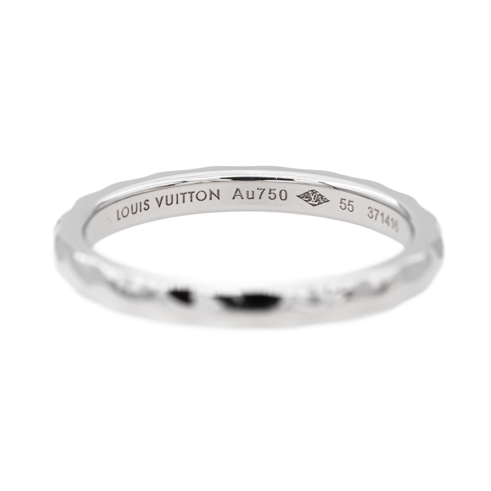 Louis Vuitton White Gold Alliance Ring
