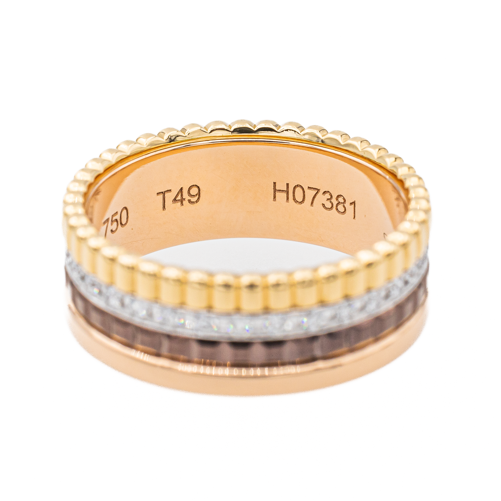 Boucheron Ring Quatre Yellow gold, White gold, Rose gold Diamond