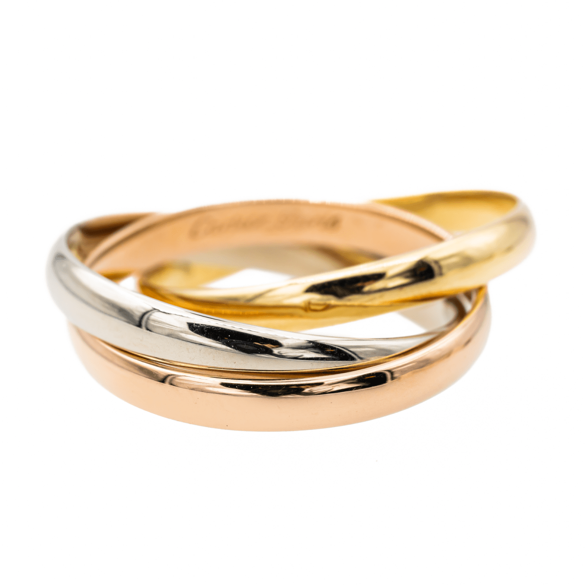 Cartier Bague Trinity Or rose, Or jaune, Or blanc - Maison Eloe