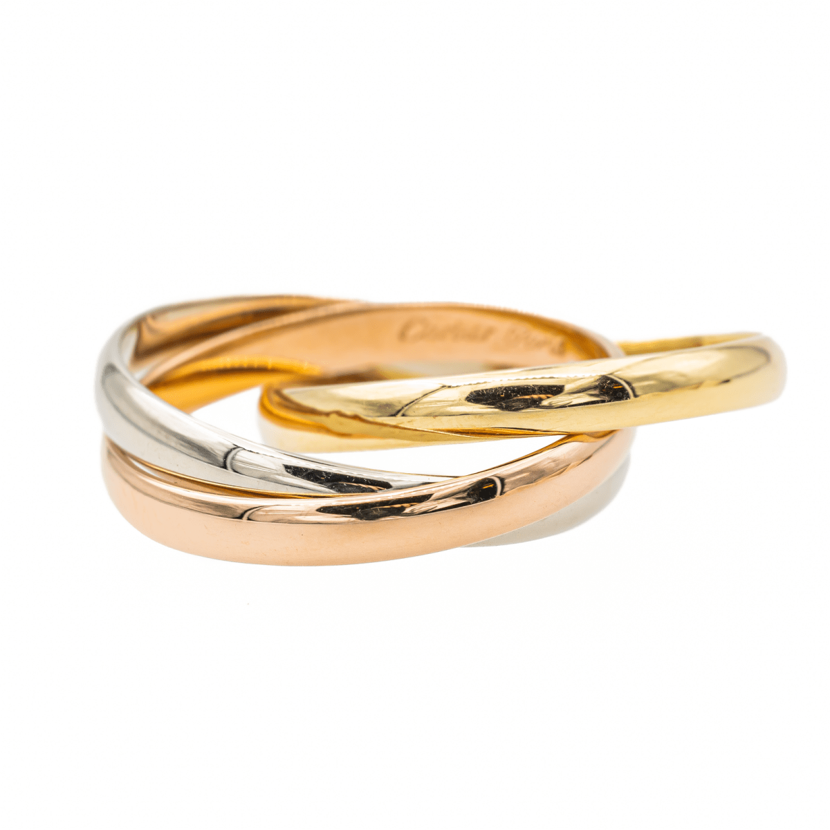 Cartier Bague Trinity Or rose, Or jaune, Or blanc - Maison Eloe