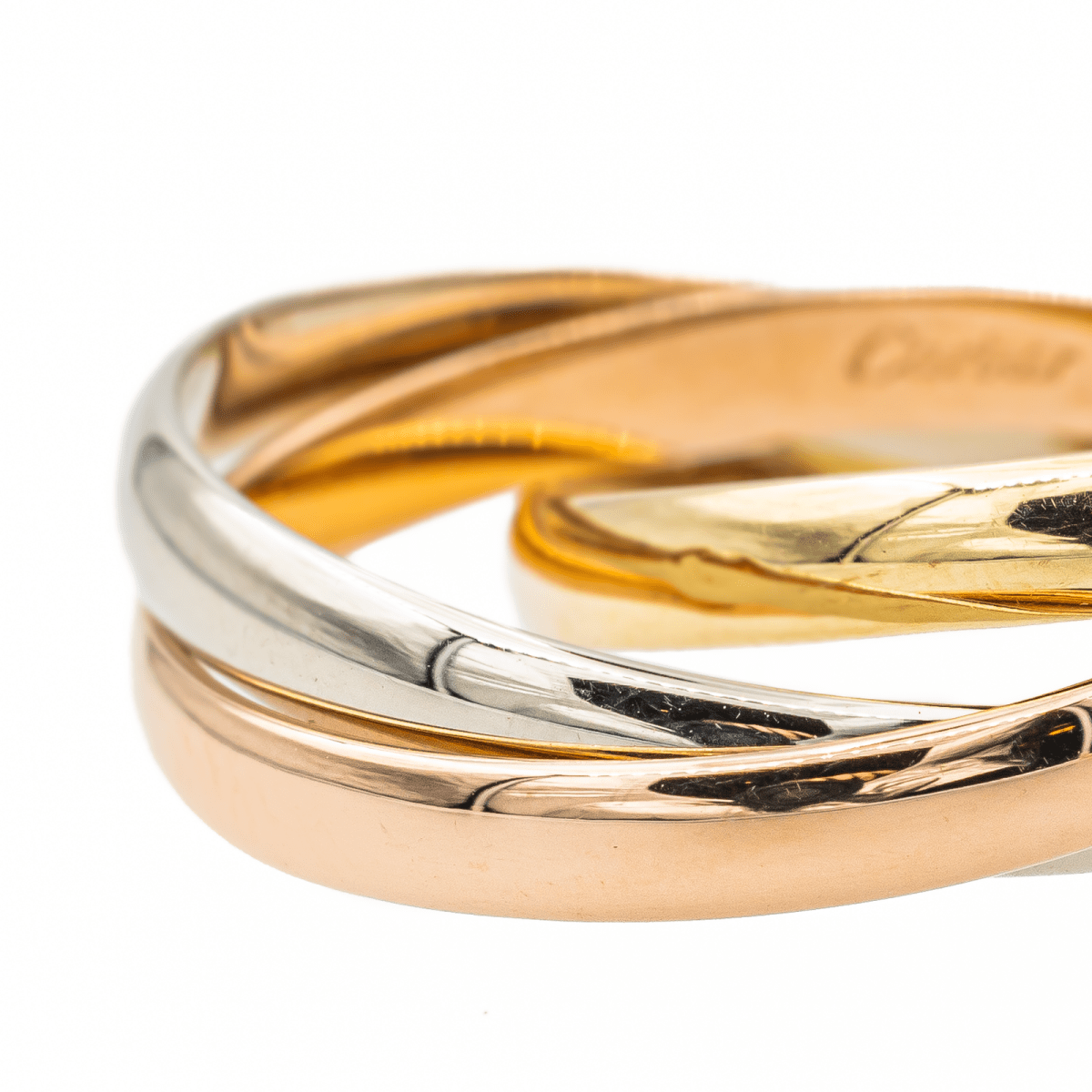 Cartier Bague Trinity Or rose, Or jaune, Or blanc - Maison Eloe