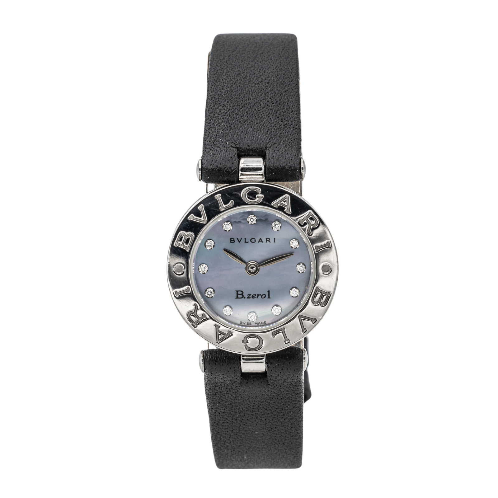Bulgari Montre B.Zéro1 Acier, Nacre Diamant