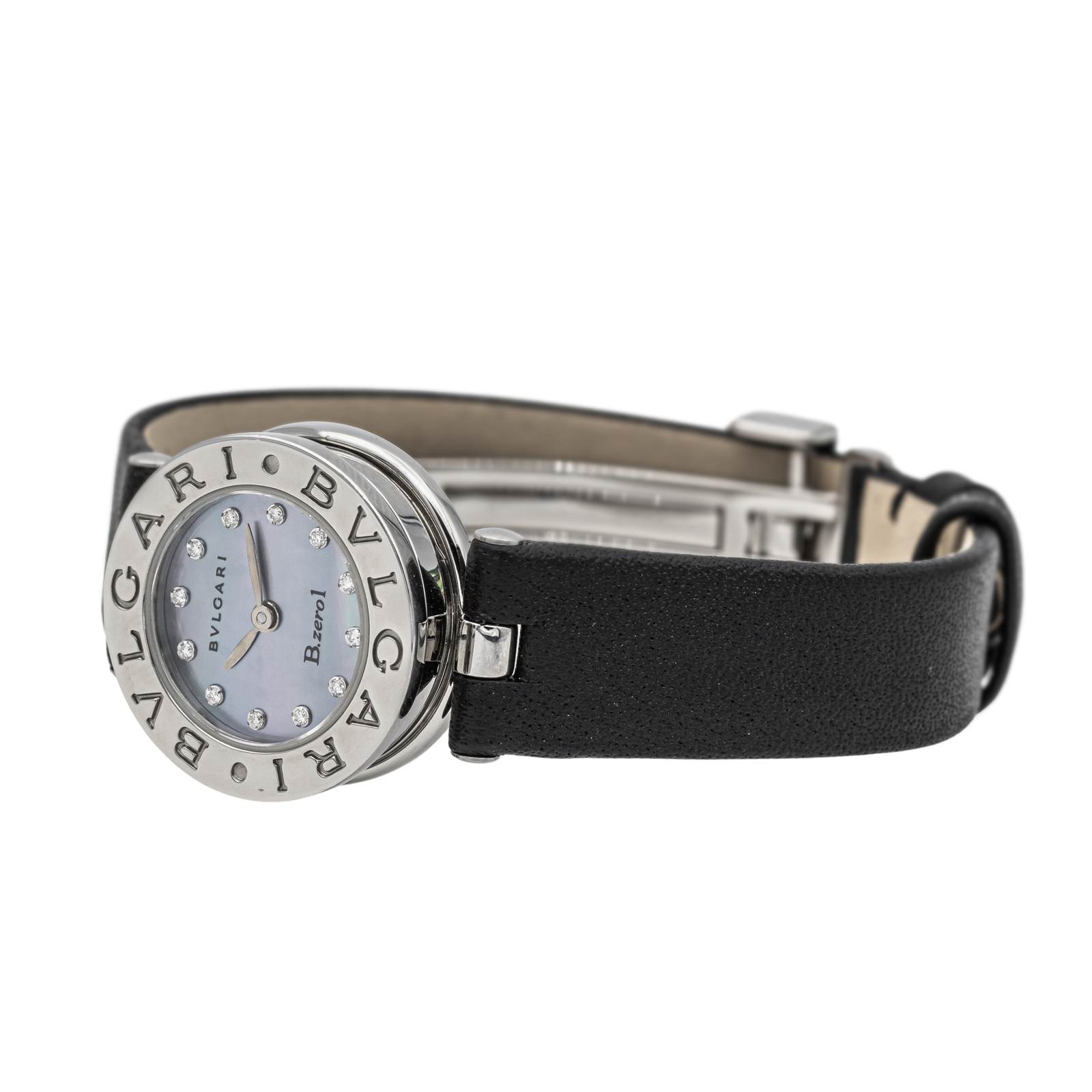 Bulgari B.Zéro1 Watch Steel, Mother-of-Pearl Diamond