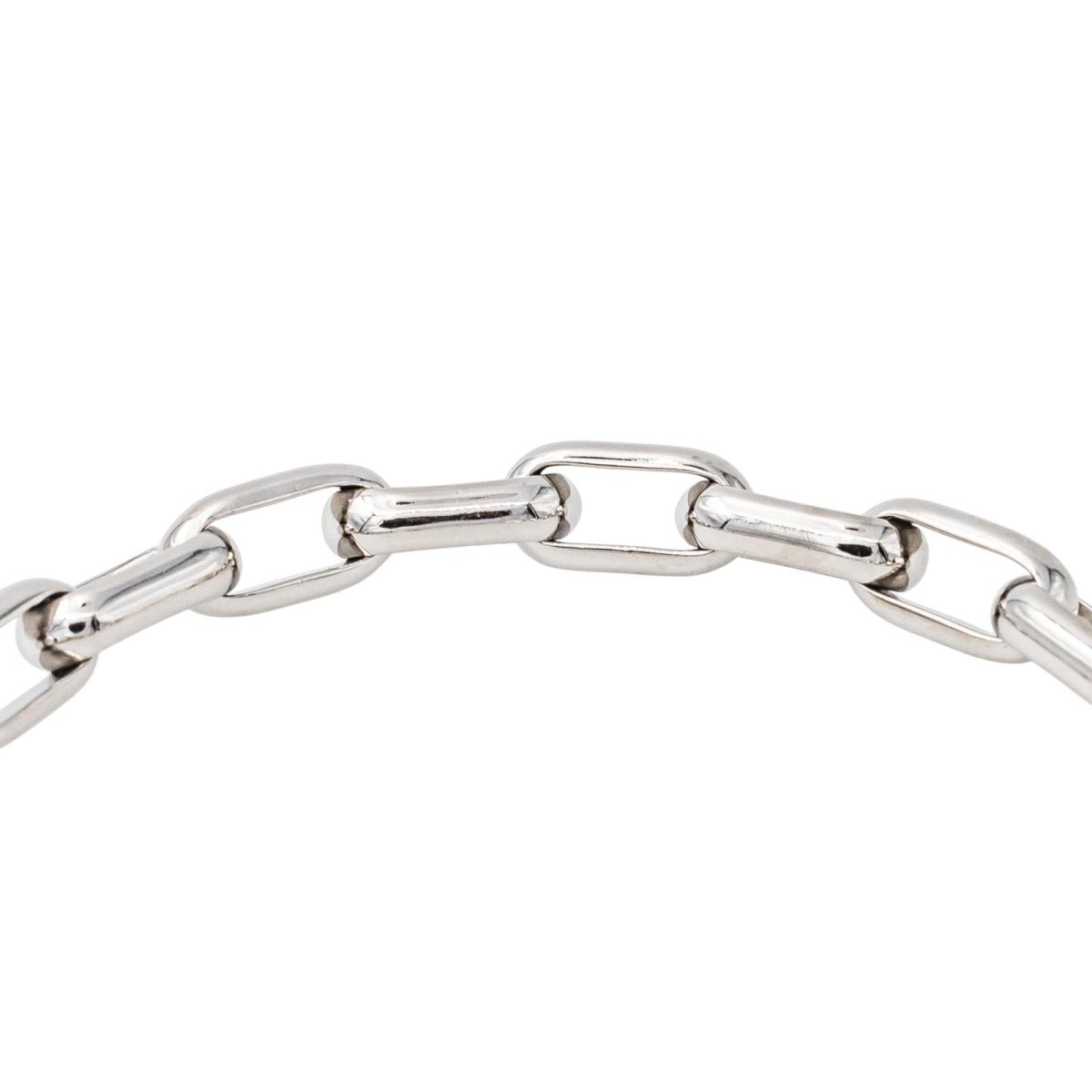 Fred Bracelet Câble Force 10 Or blanc - Maison Eloe