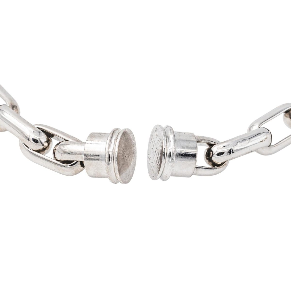 Fred Bracelet Câble Force 10 Or blanc - Maison Eloe