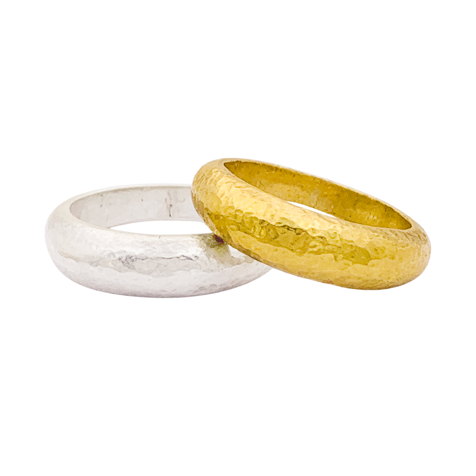 Bagues Arthus-Bertrand, or jaune, argent.