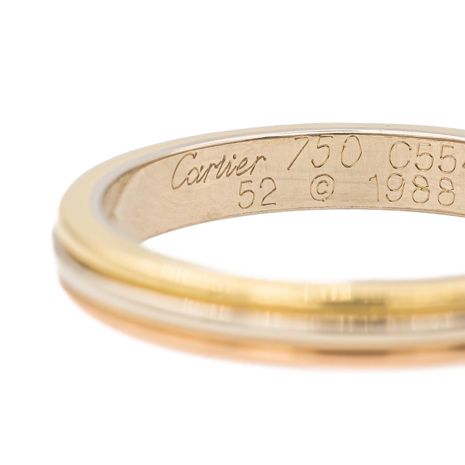 Cartier Vendôme Louis Cartier Wedding Ring Pink gold, Yellow gold, White gold