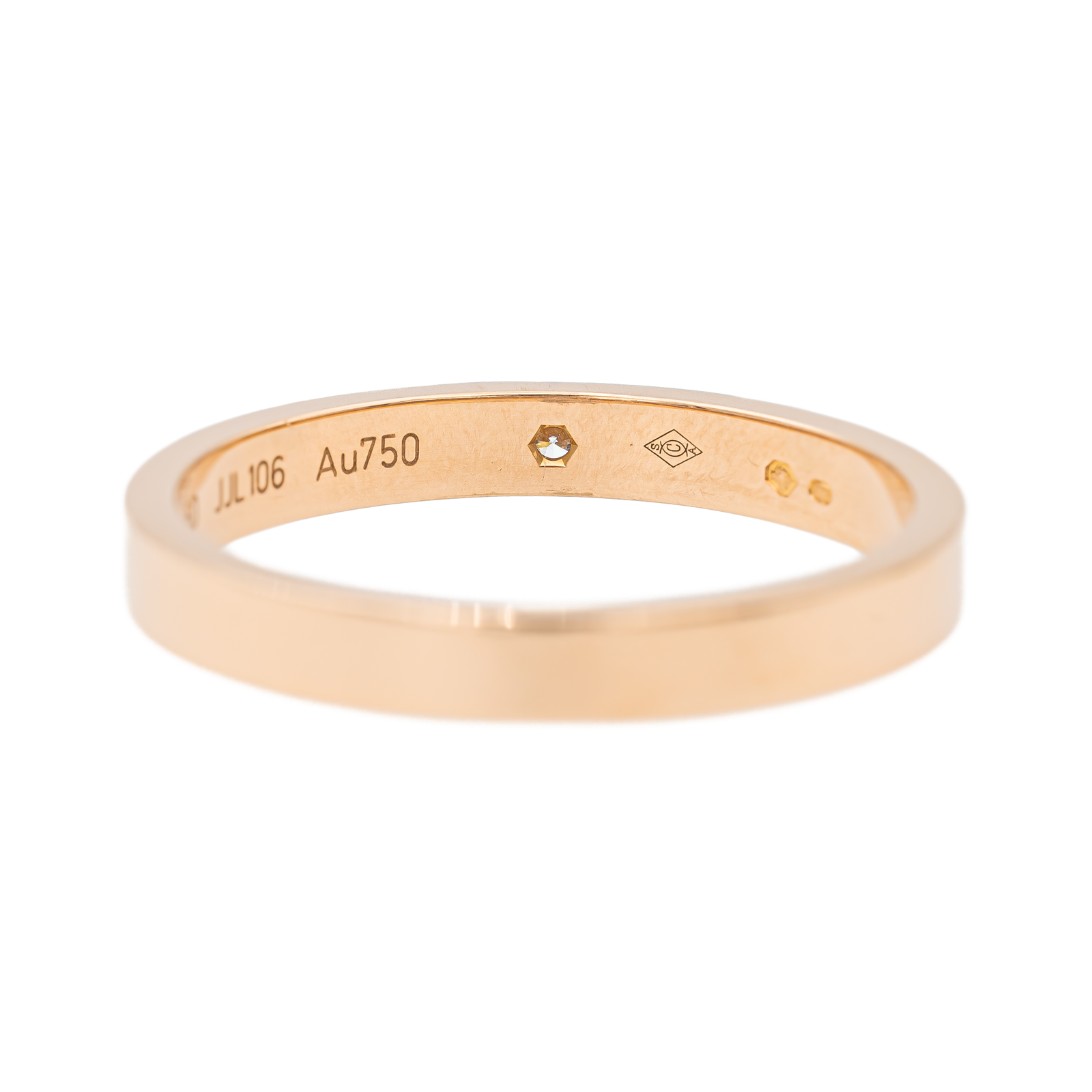 Cartier C de Cartier Wedding Ring Pink Gold Diamond