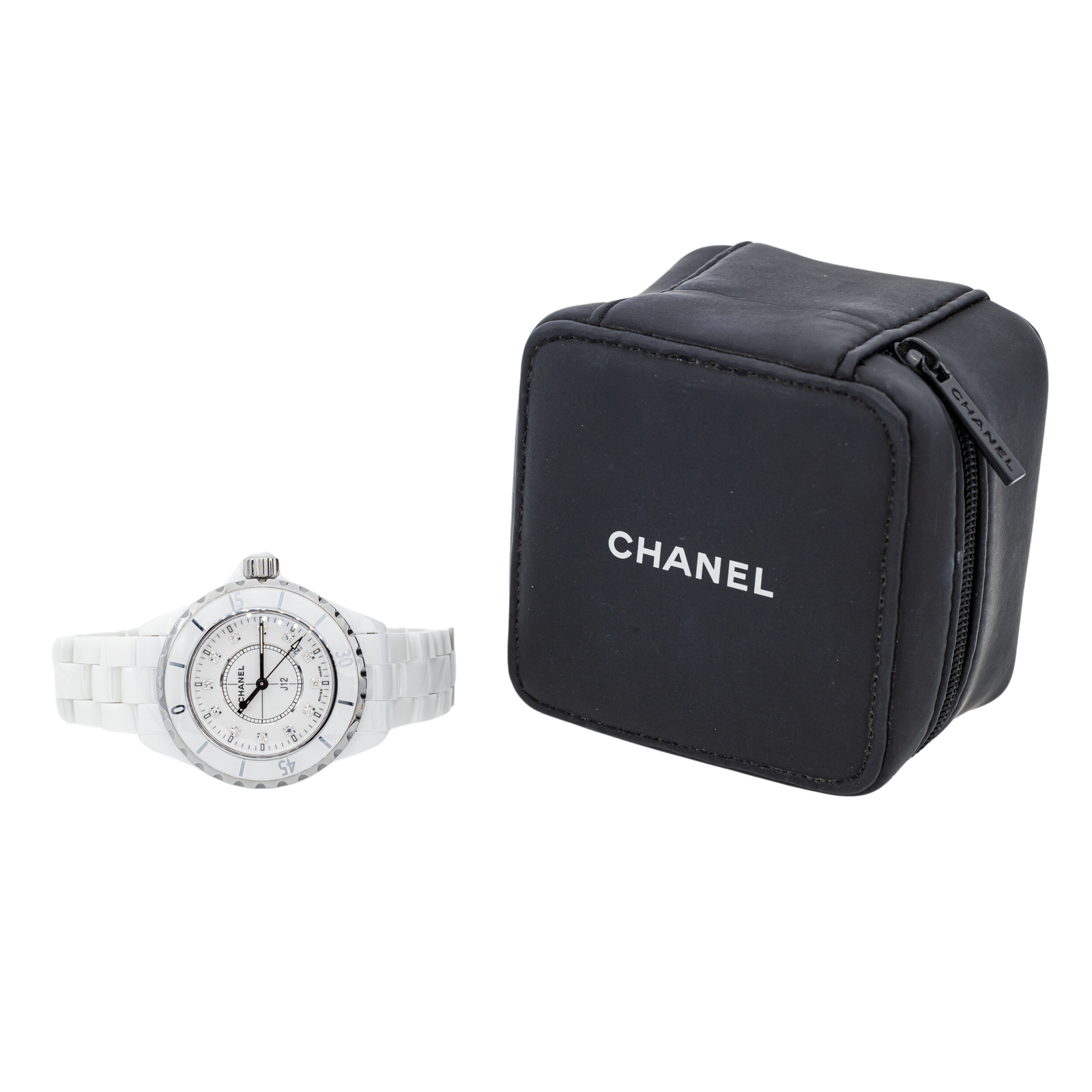 Chanel J12 Ceramic, Steel Diamond Watch
