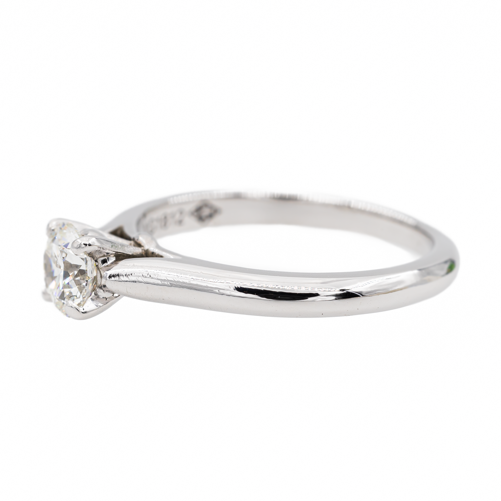 Cartier Solitaire Ring 1895 Platinum Diamond