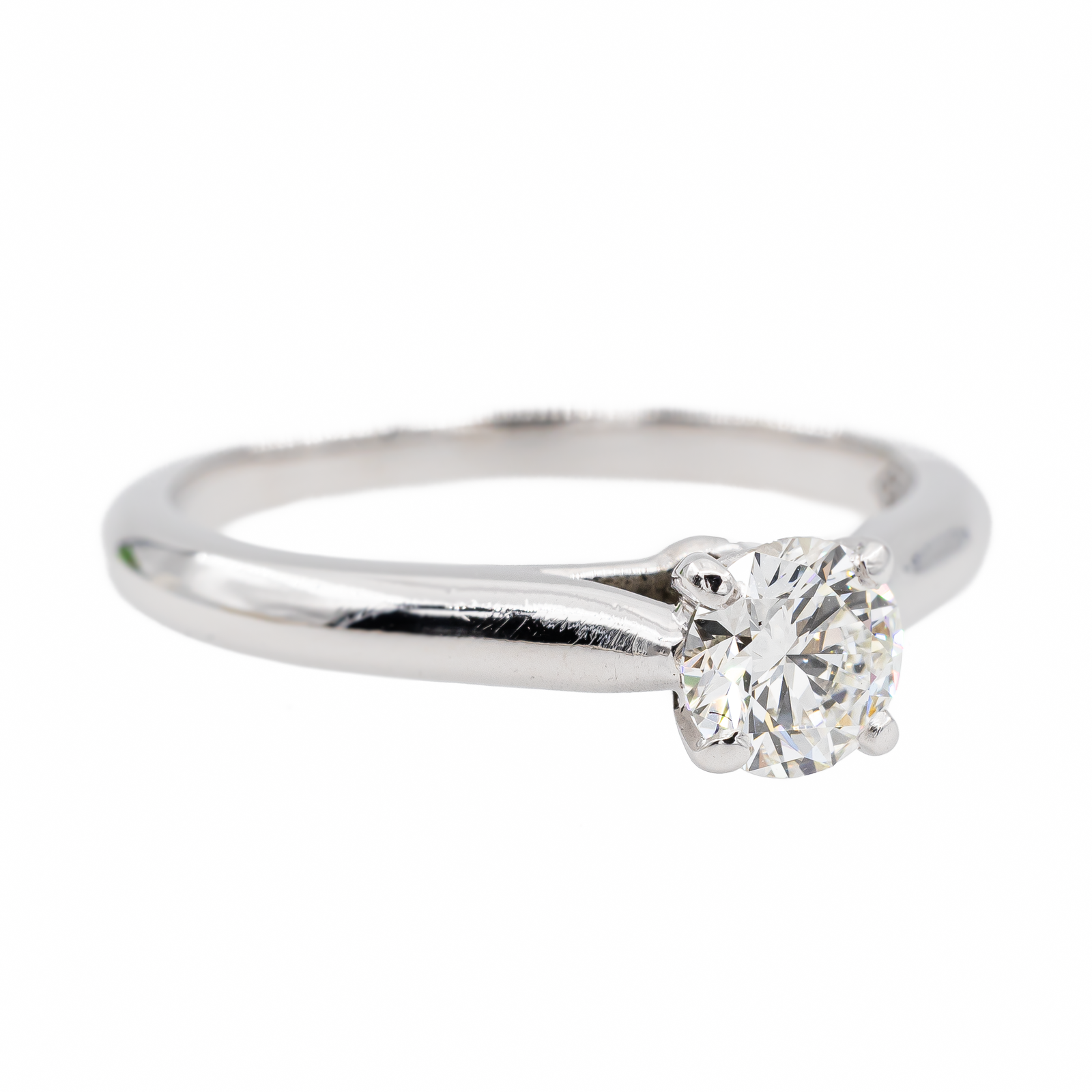 Cartier Solitaire Ring 1895 Platinum Diamond