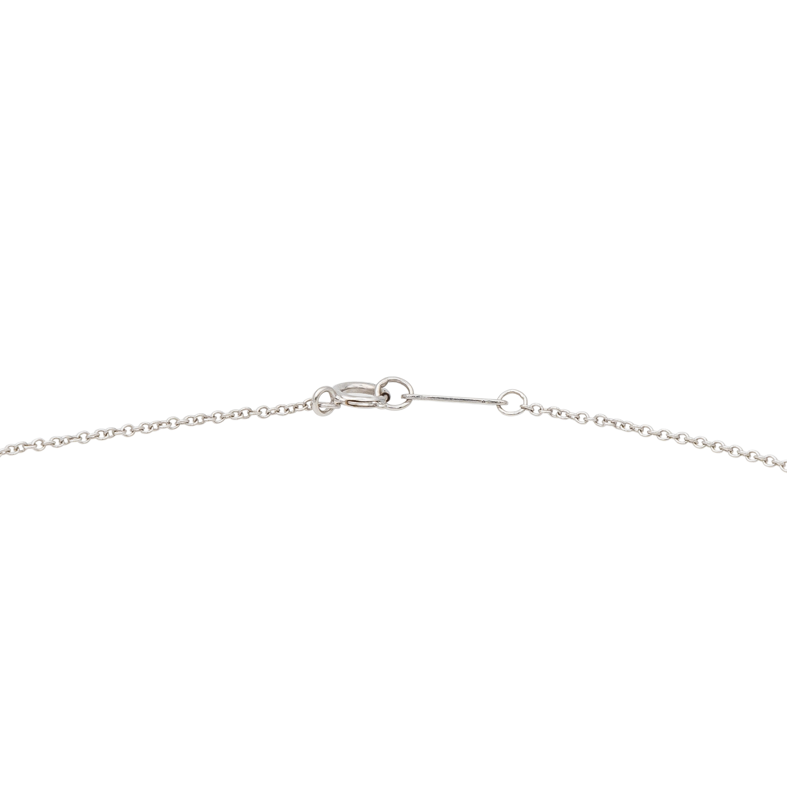 Tiffany & Co Metro Heart Necklace White Gold Diamond
