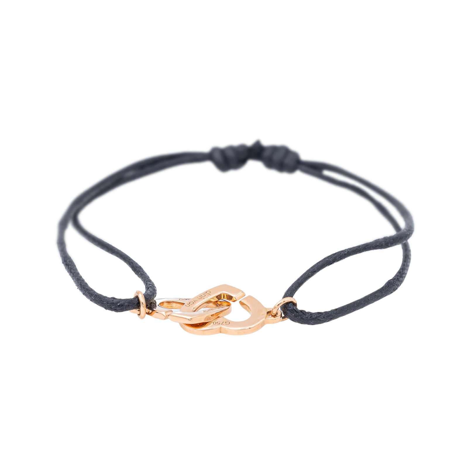 Dinh Van Bracelet Double cœur Or rose