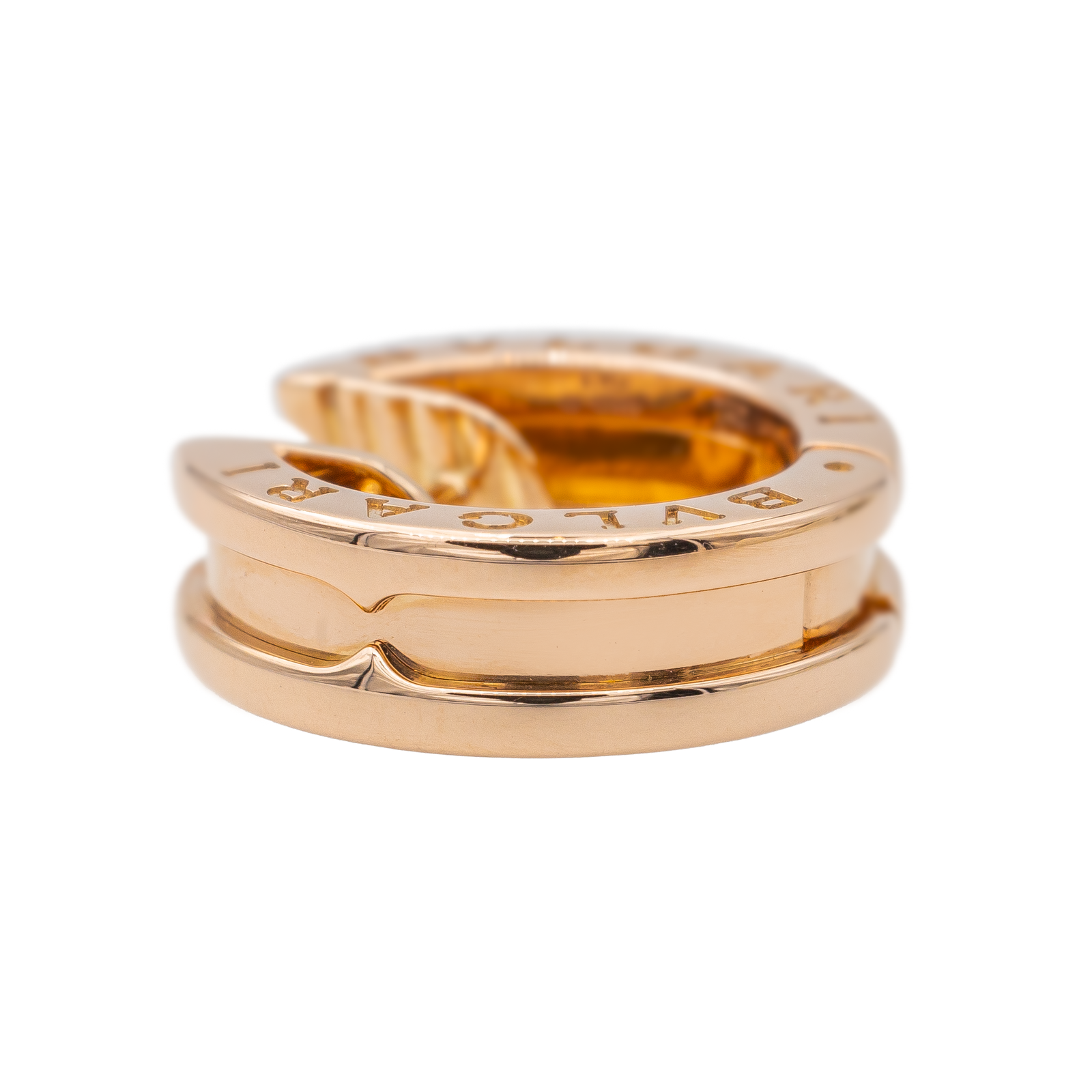 Bulgari B.Zéro1 Hoop Earrings Rose Gold