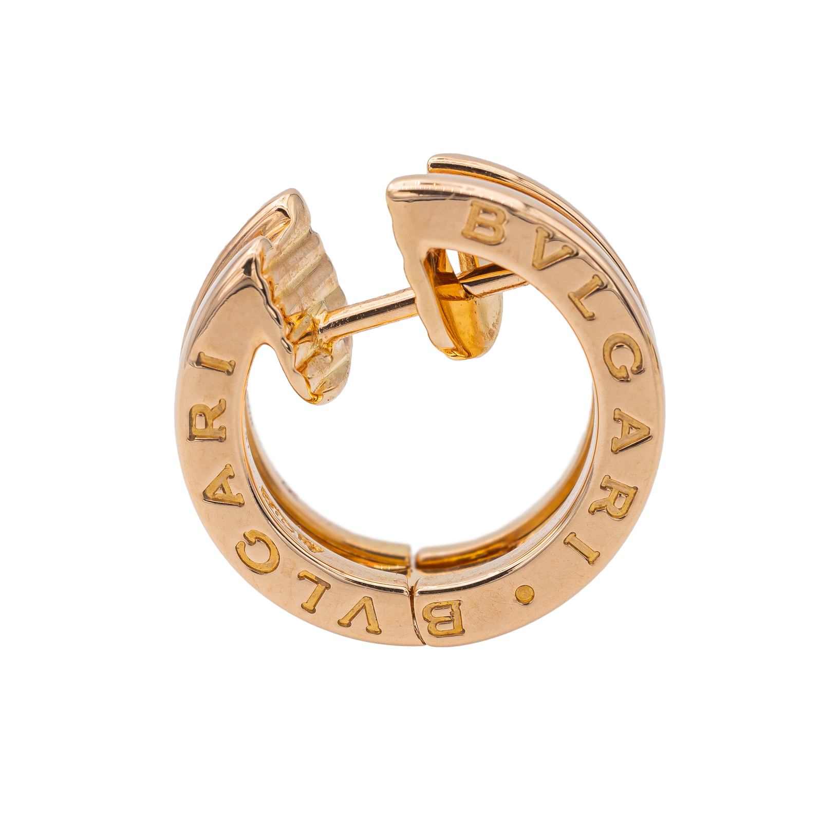 Bulgari B.Zéro1 Hoop Earrings Rose Gold