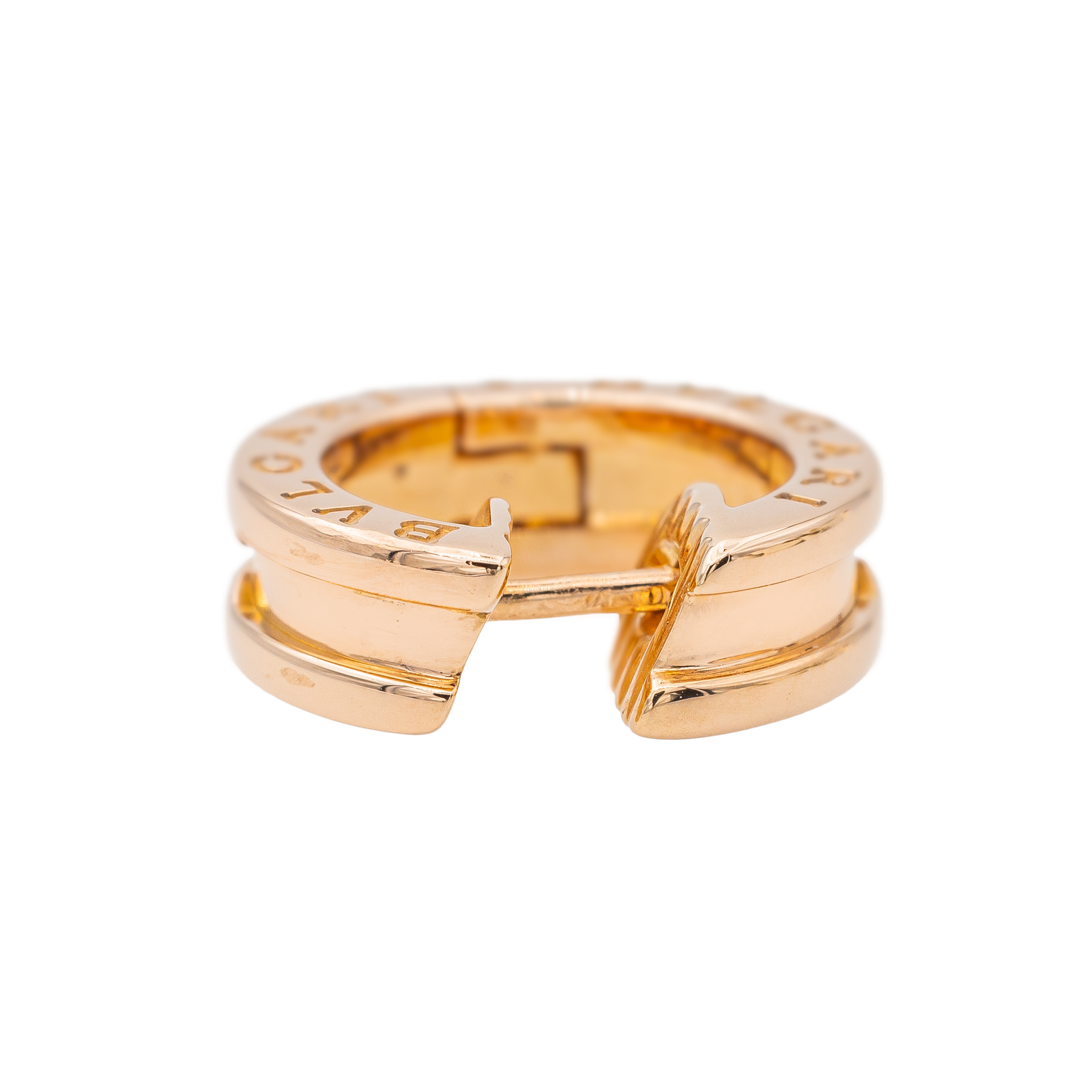Bulgari B.Zéro1 Hoop Earrings Rose Gold
