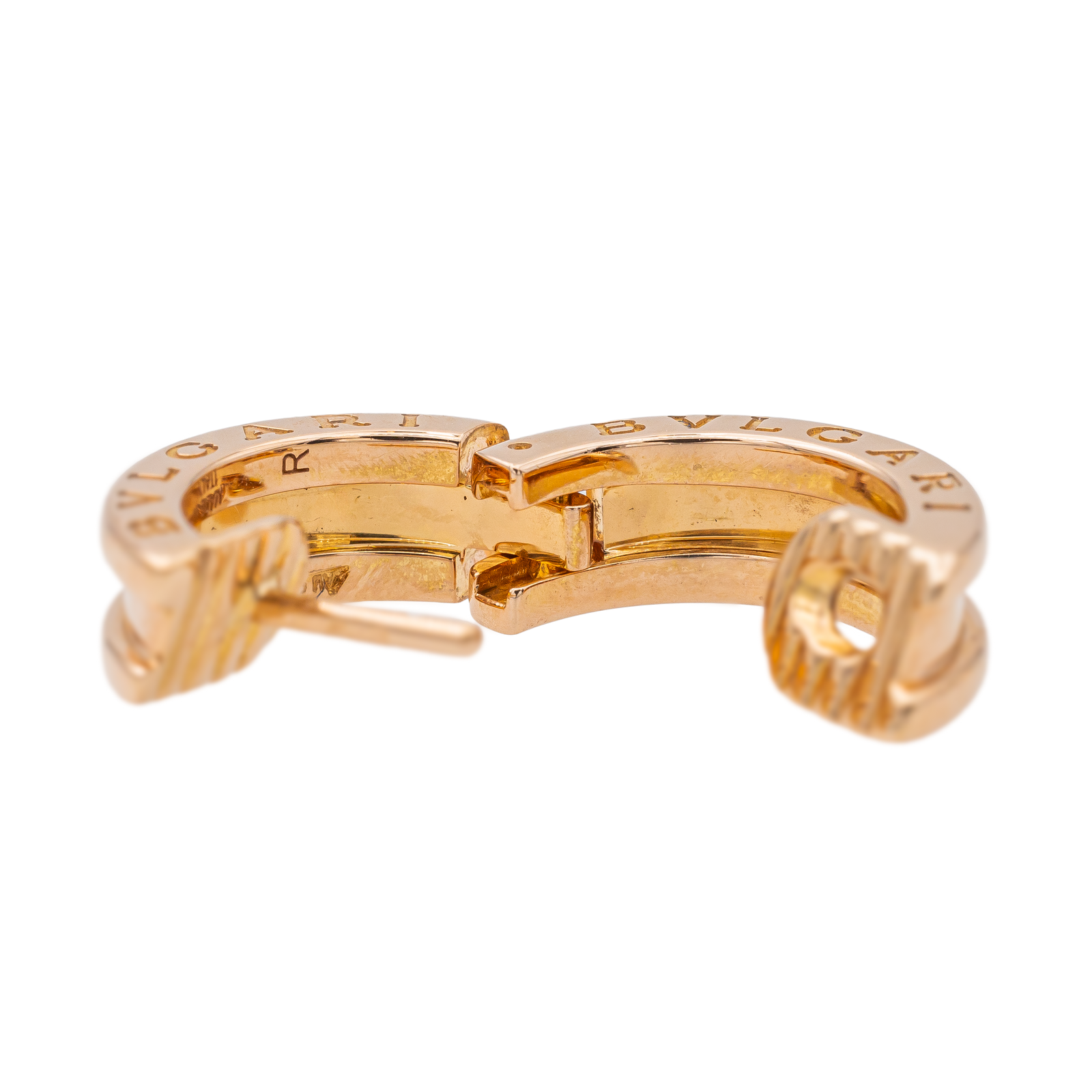 Bulgari B.Zéro1 Hoop Earrings Rose Gold