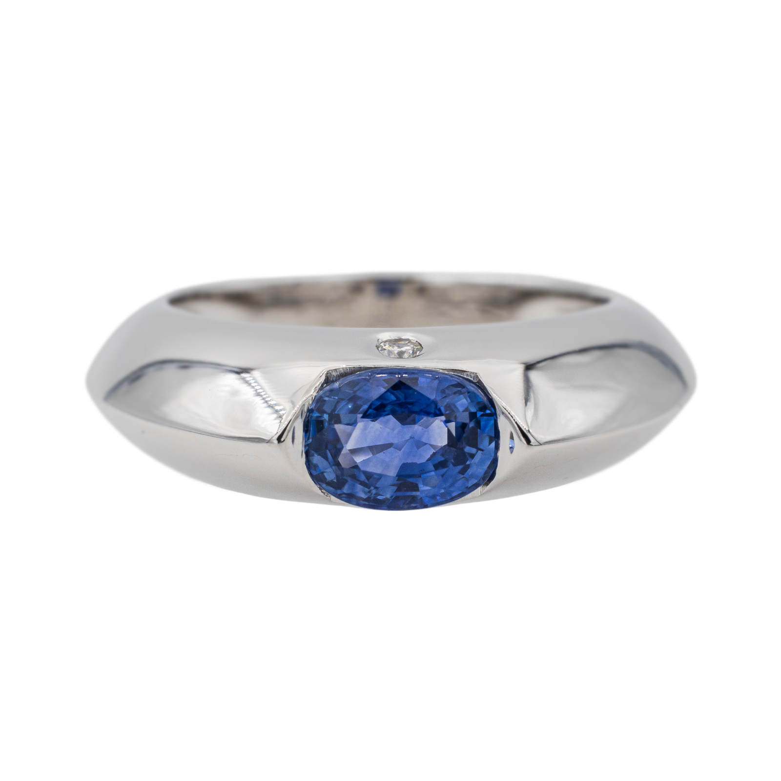 Piaget  Bague  Or blanc Saphir