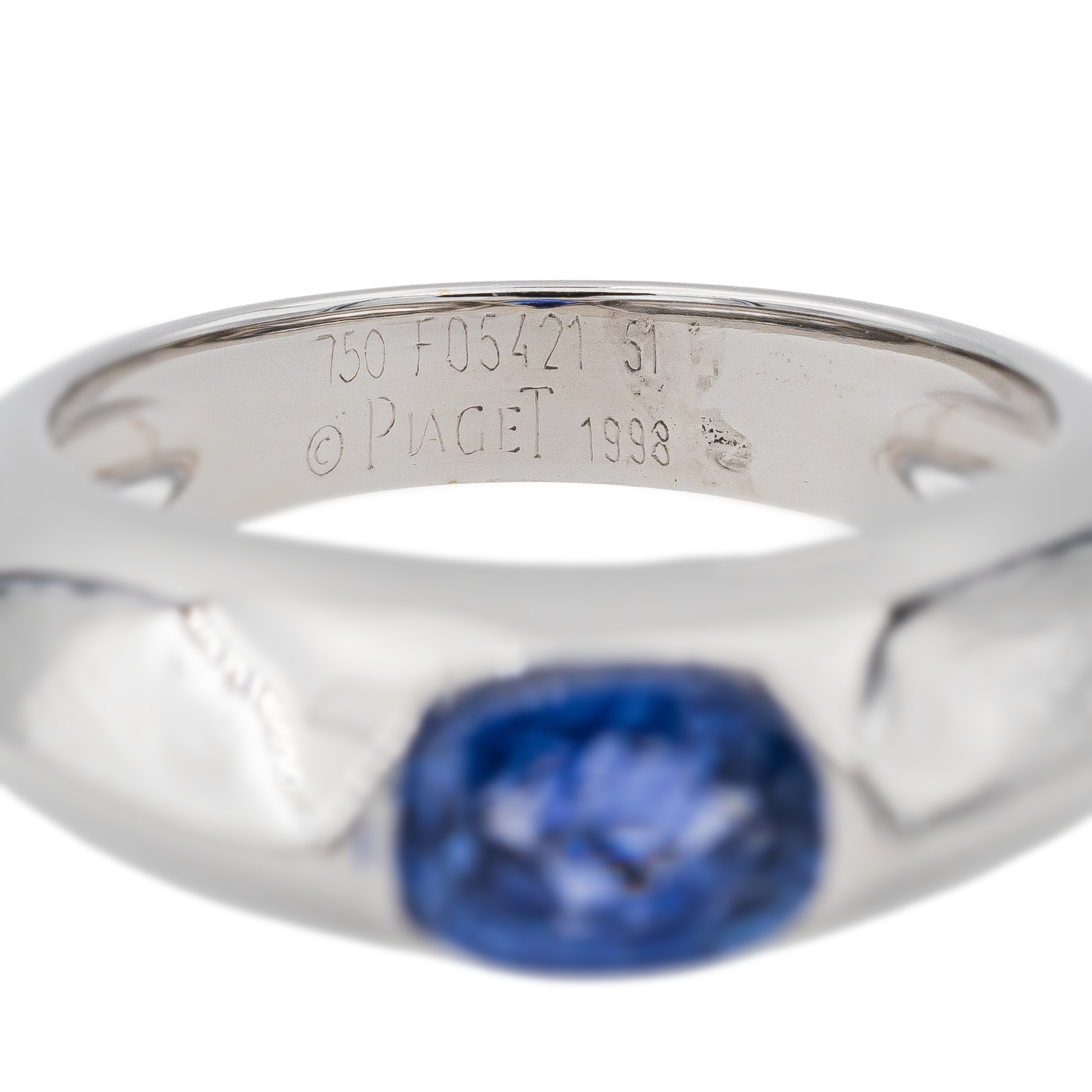 Piaget White Gold Sapphire Ring