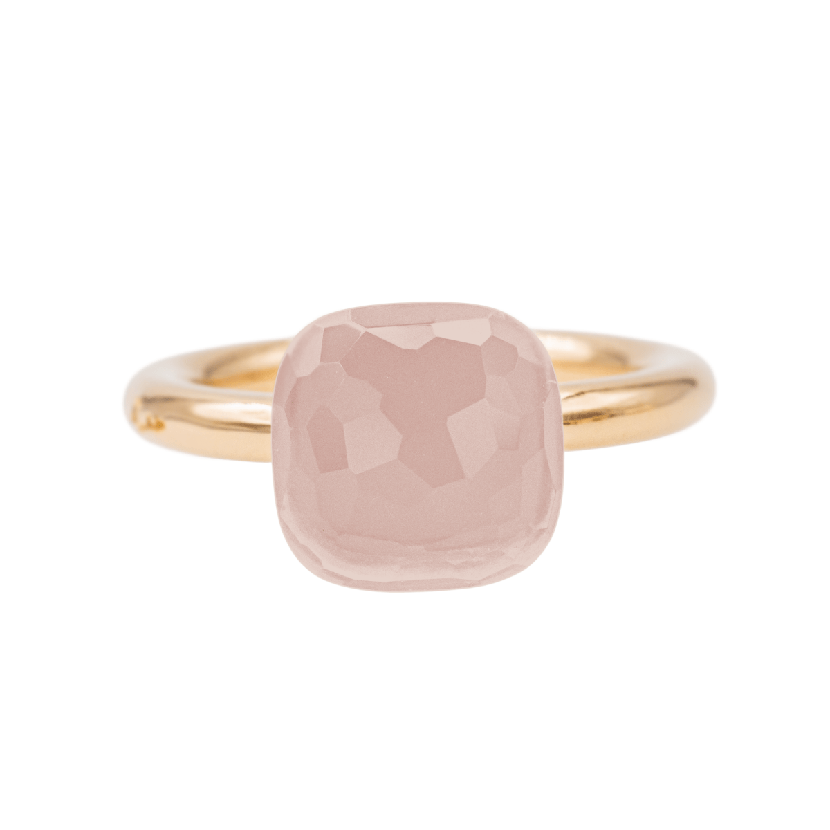 Pomellato Bague Nudo Or rose Quartz - Maison Eloe