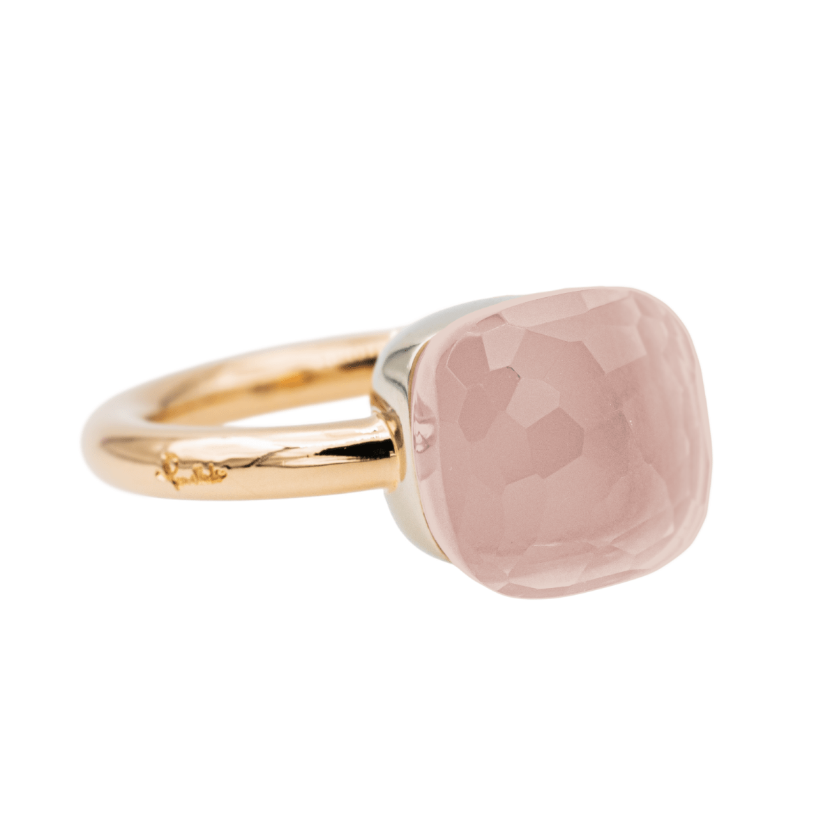 Pomellato Bague Nudo Or rose Quartz - Maison Eloe