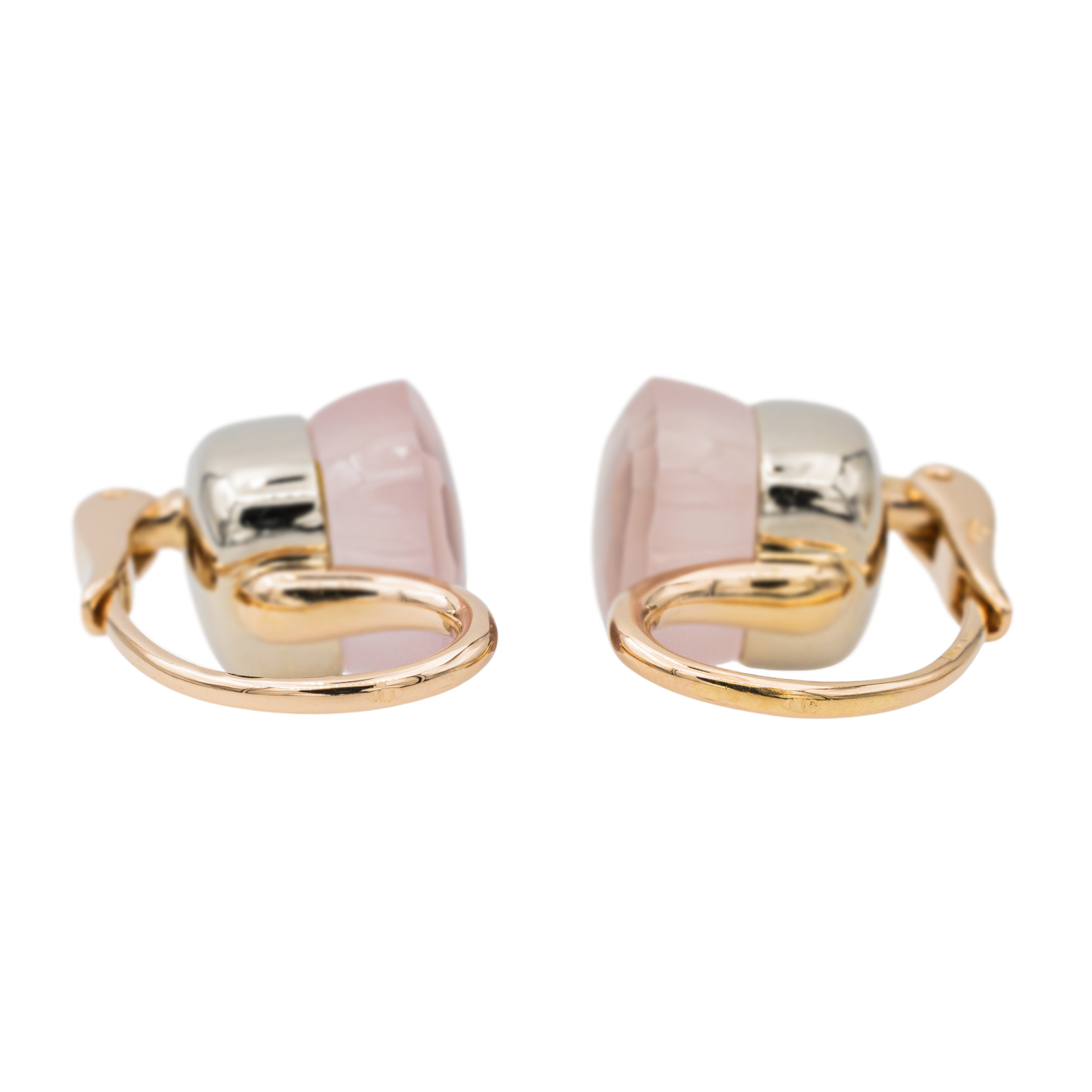 Pomellato Nudo Rose Gold Quartz Sleeper Earrings