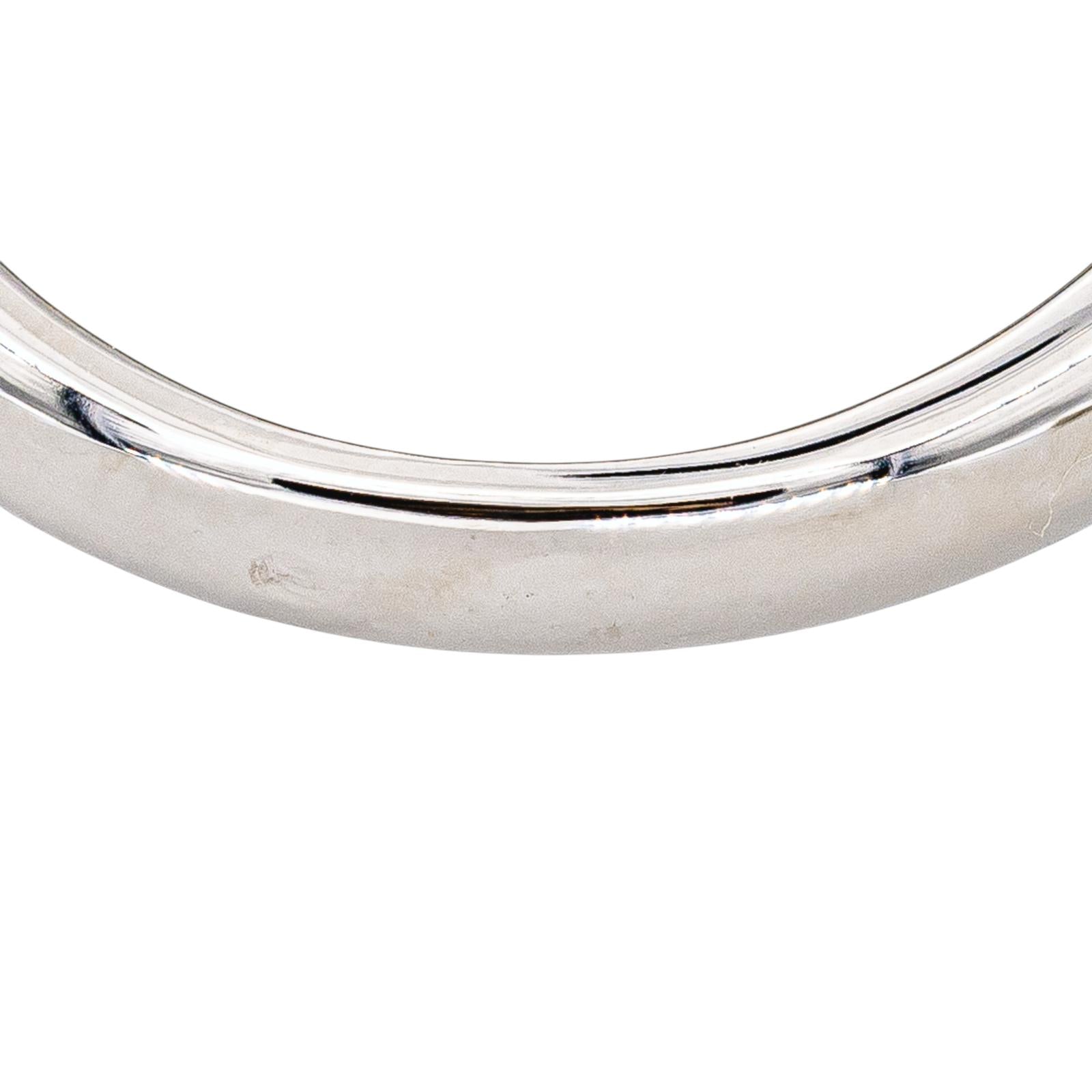 Pomellato Bague Luna Or blanc Pierre de lune, Diamant brun