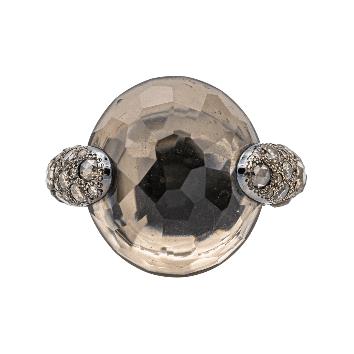 Pomellato Bague Cocktail Tango Or rose Quartz - Maison Eloe