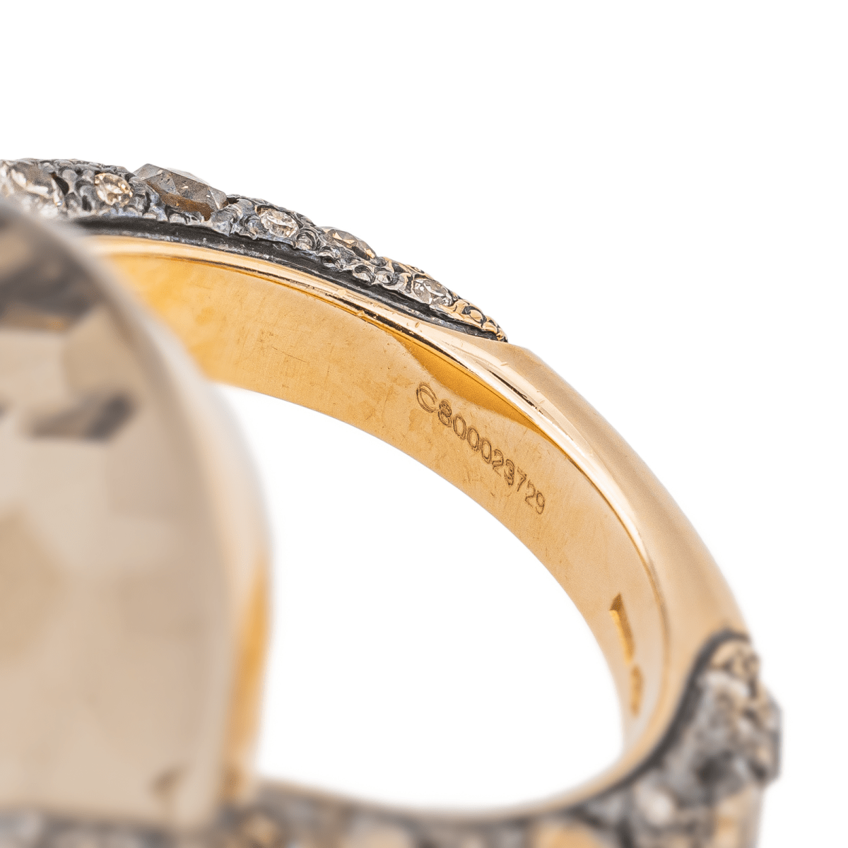 Pomellato Bague Cocktail Tango Or rose Quartz - Maison Eloe