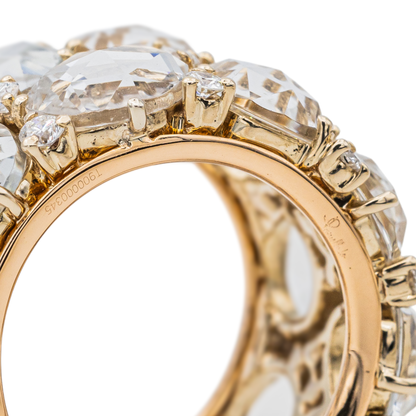 Pomellato Bague Lulu Or rose Topaze, Diamant