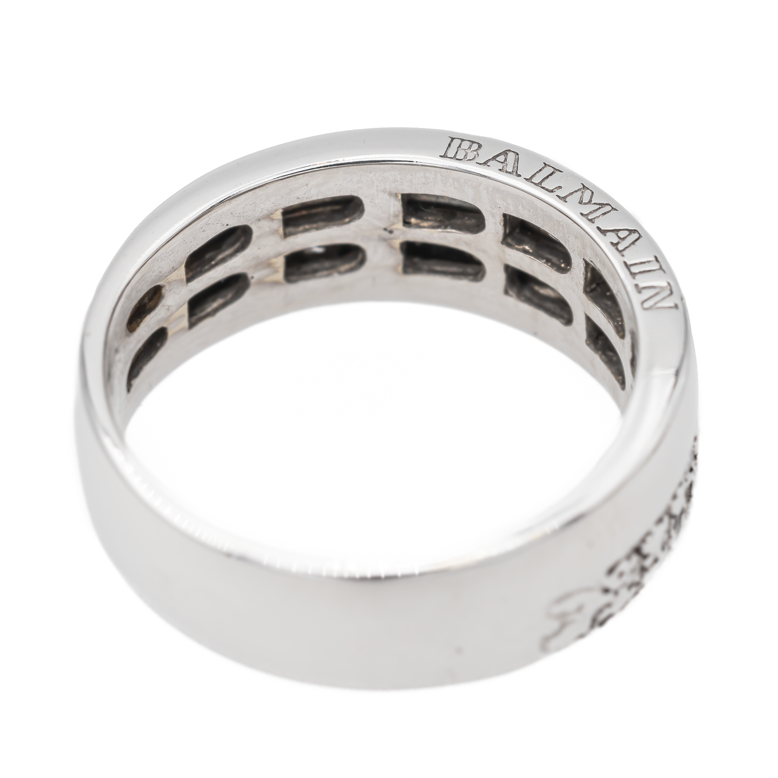 Balmain White Gold Diamond Ring