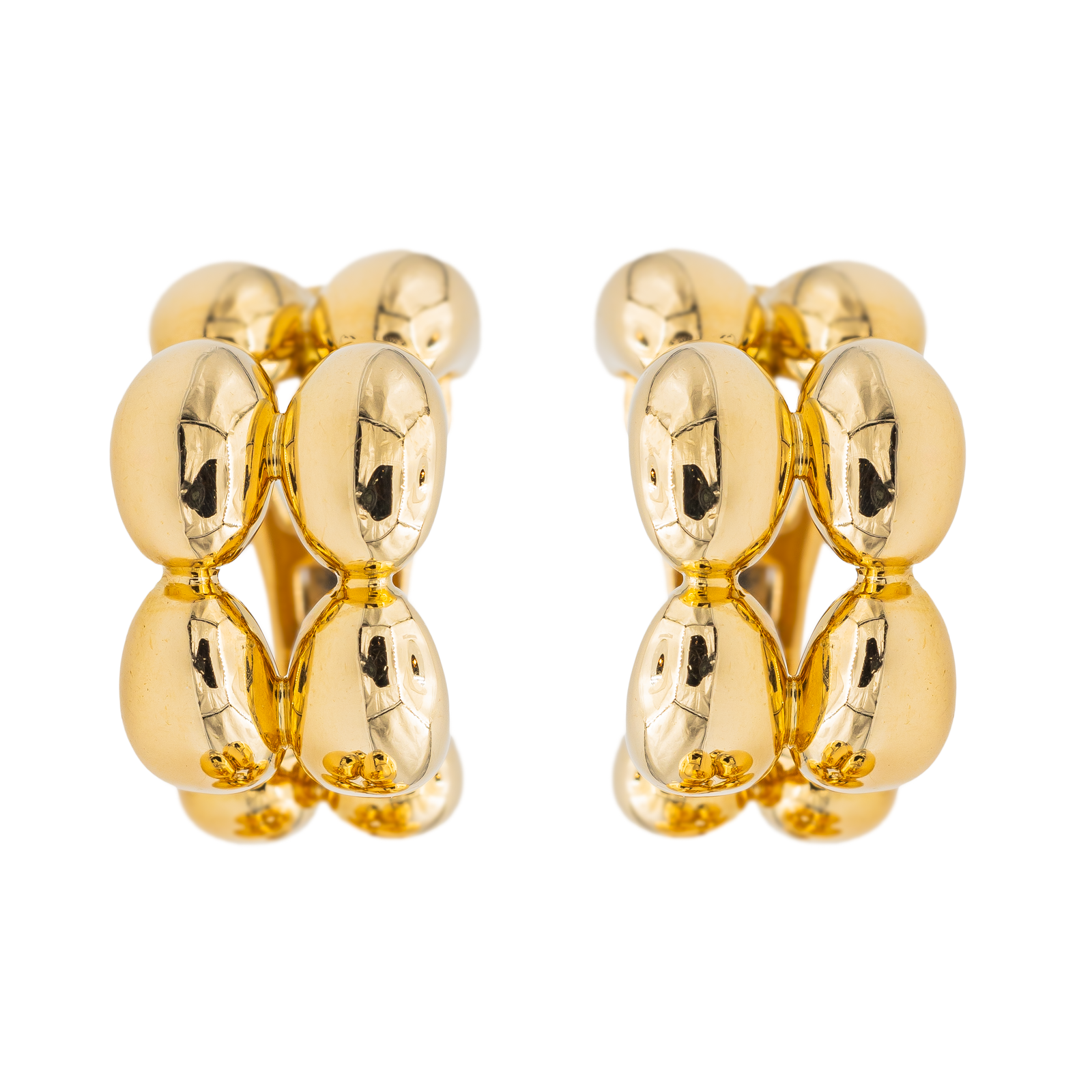 Chaumet Boucles d'oreilles Créoles Magellan Or jaune