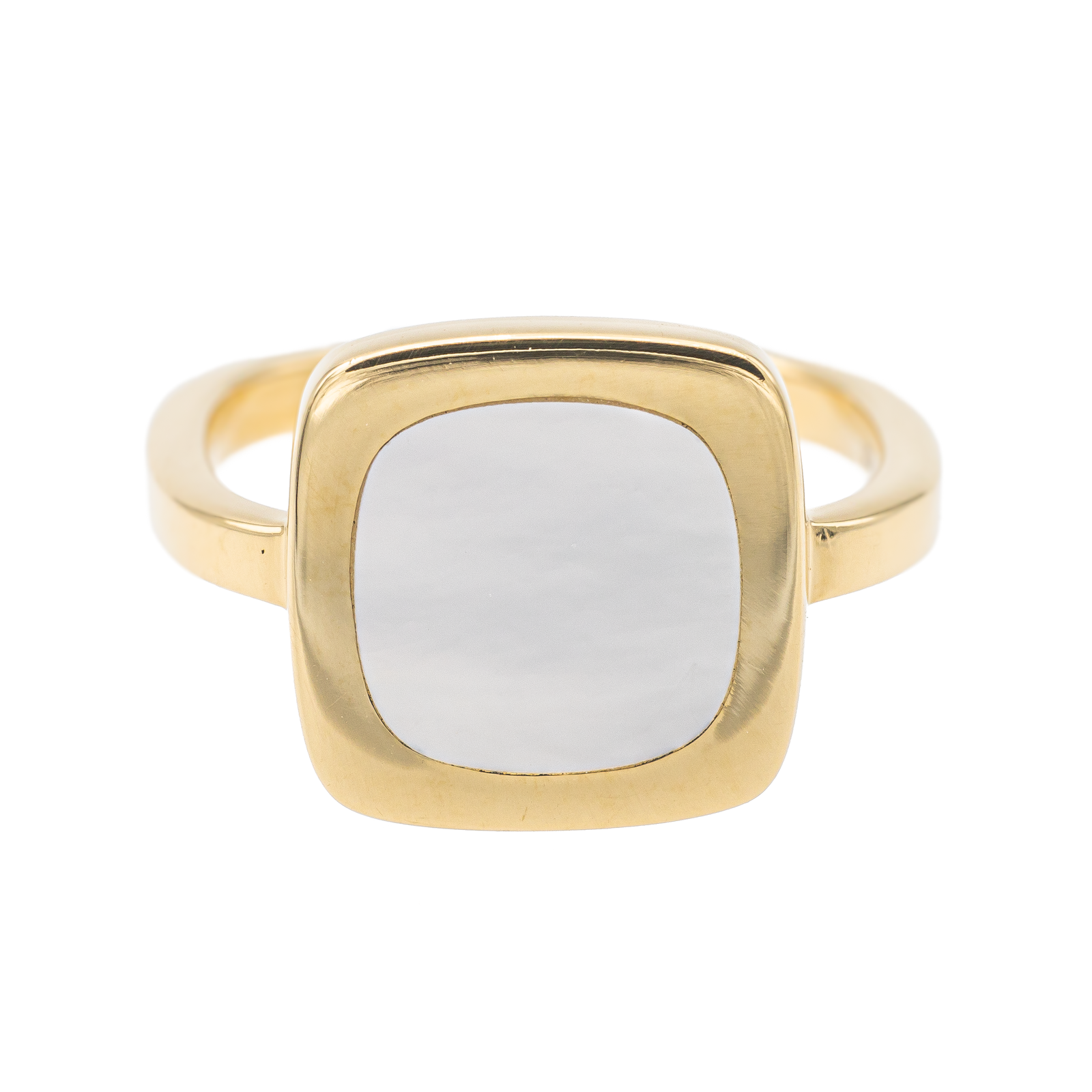 Dinh Van Bague Impression Or jaune Nacre