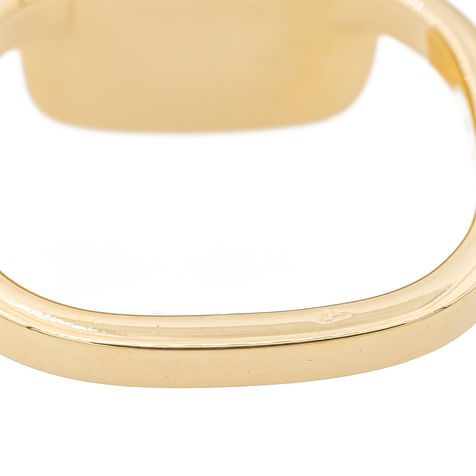 Dinh Van Impression Ring Yellow Gold Mother of Pearl