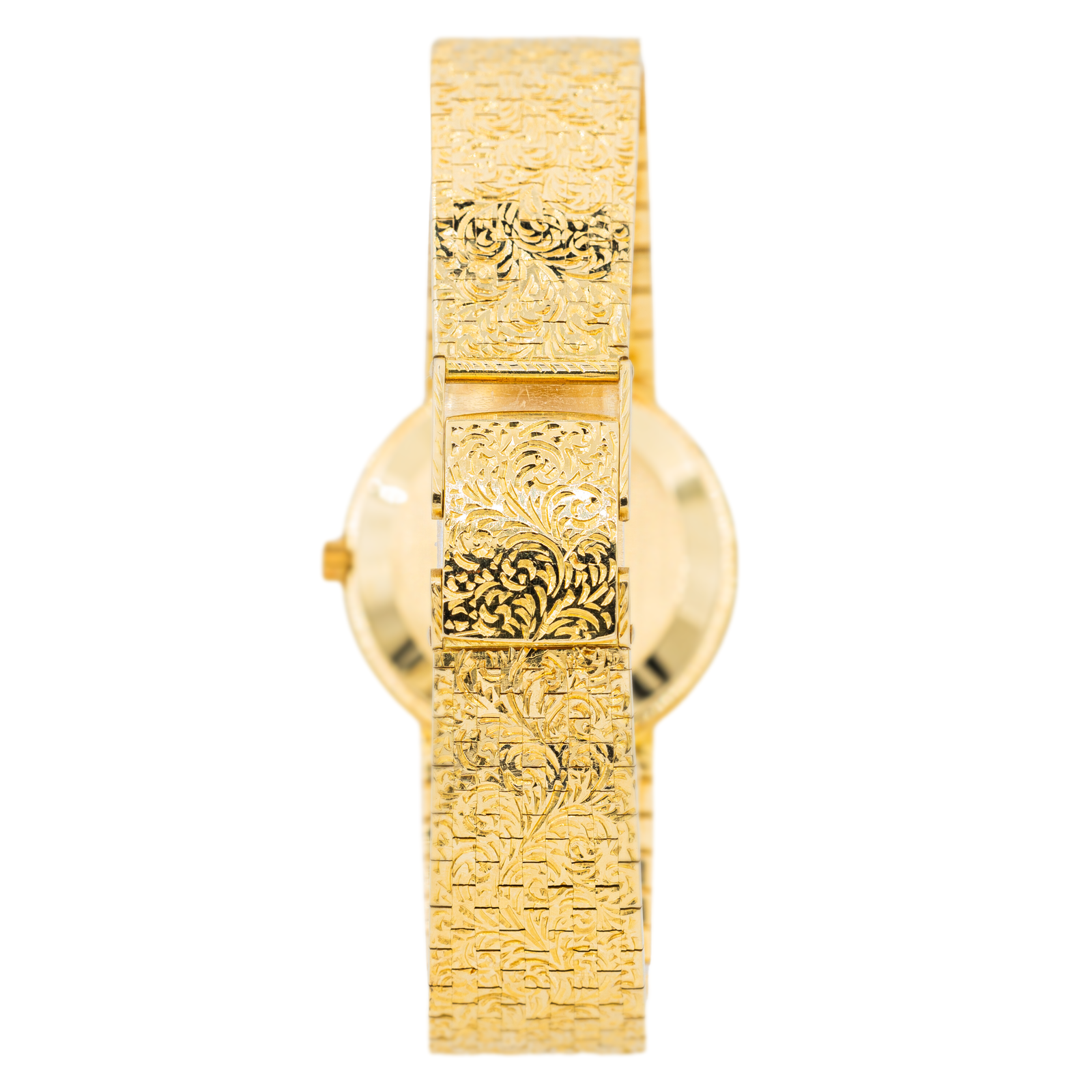 Omega Yellow Gold Tiger's Eye Watch