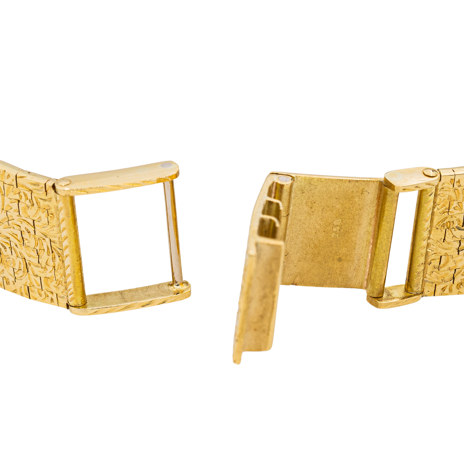 Omega Tiger's Eye Yellow Gold Watch