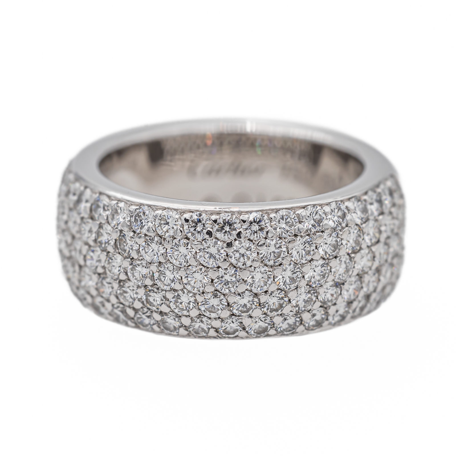 Cartier New Wave Ring White Gold Diamond