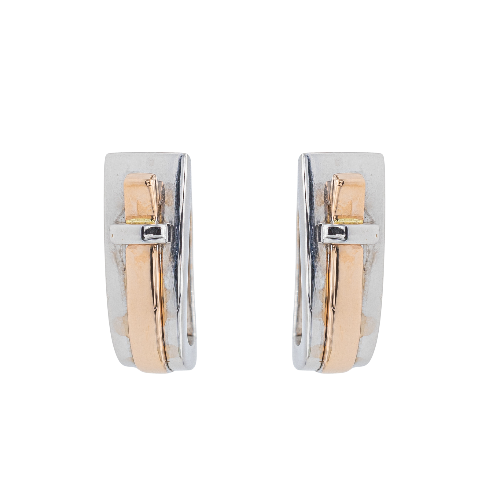 Guy Laroche Boucles d'oreilles Dormeuses  Or blanc, Or rose