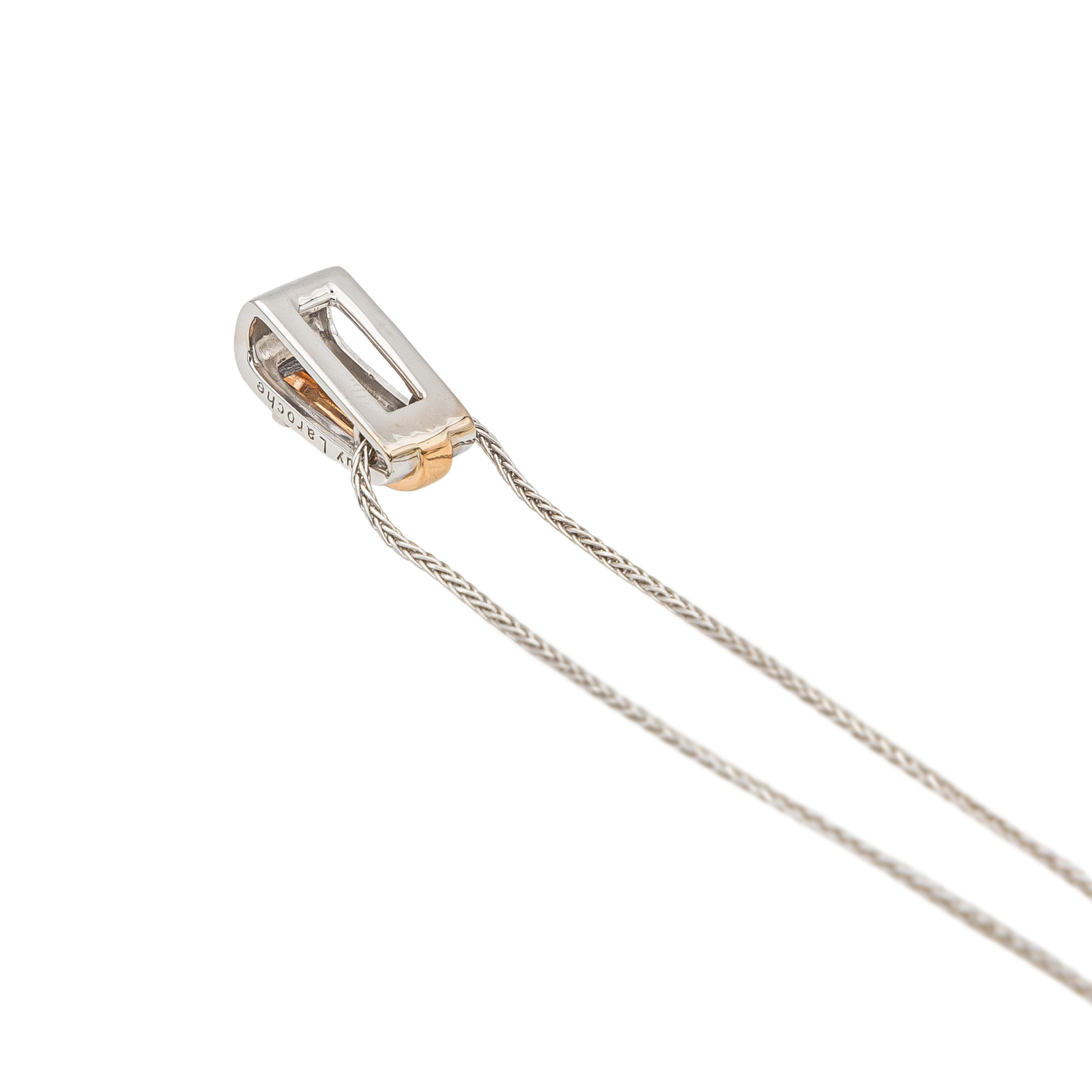 Guy Laroche Necklace White gold, Pink gold