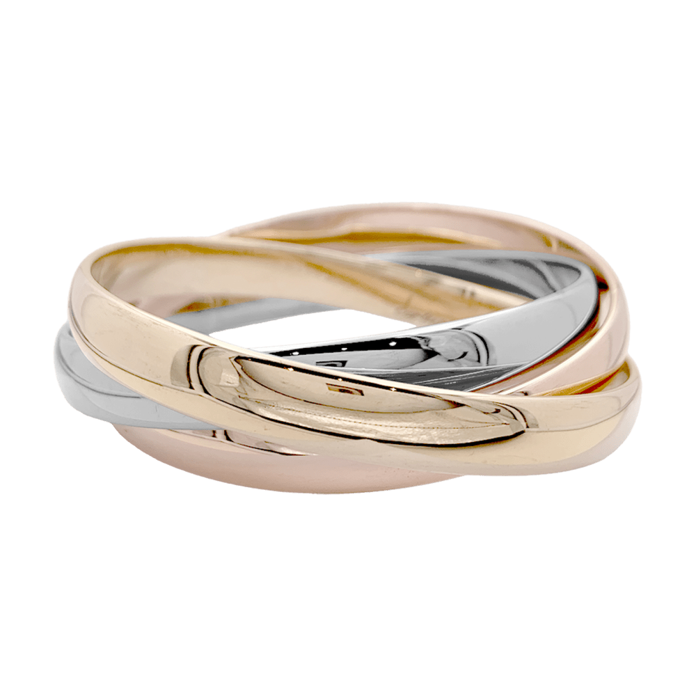 Bracelet Cartier, "Trinity", trois ors. - Maison Eloe