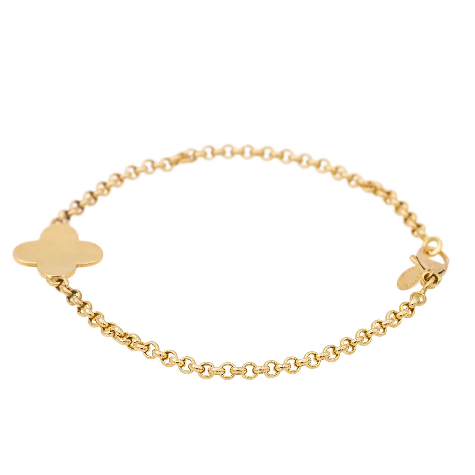 Arthus Bertrand Bracelet Croix Trèfle Or jaune