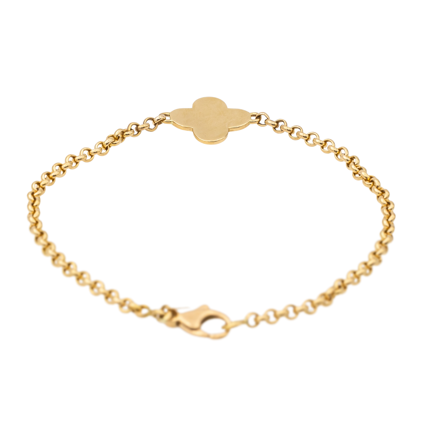 Arthus Bertrand Bracelet Croix Trèfle Or jaune