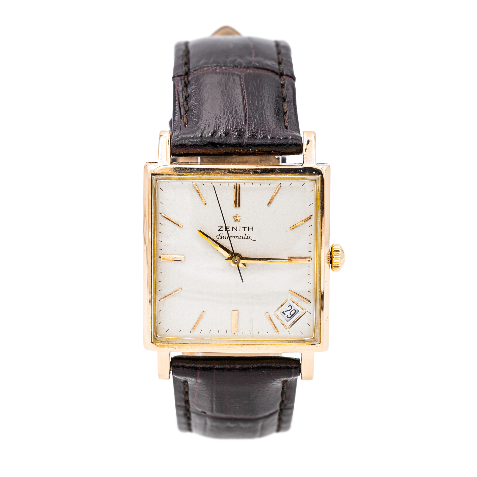 Zenith Montre Square Or rose