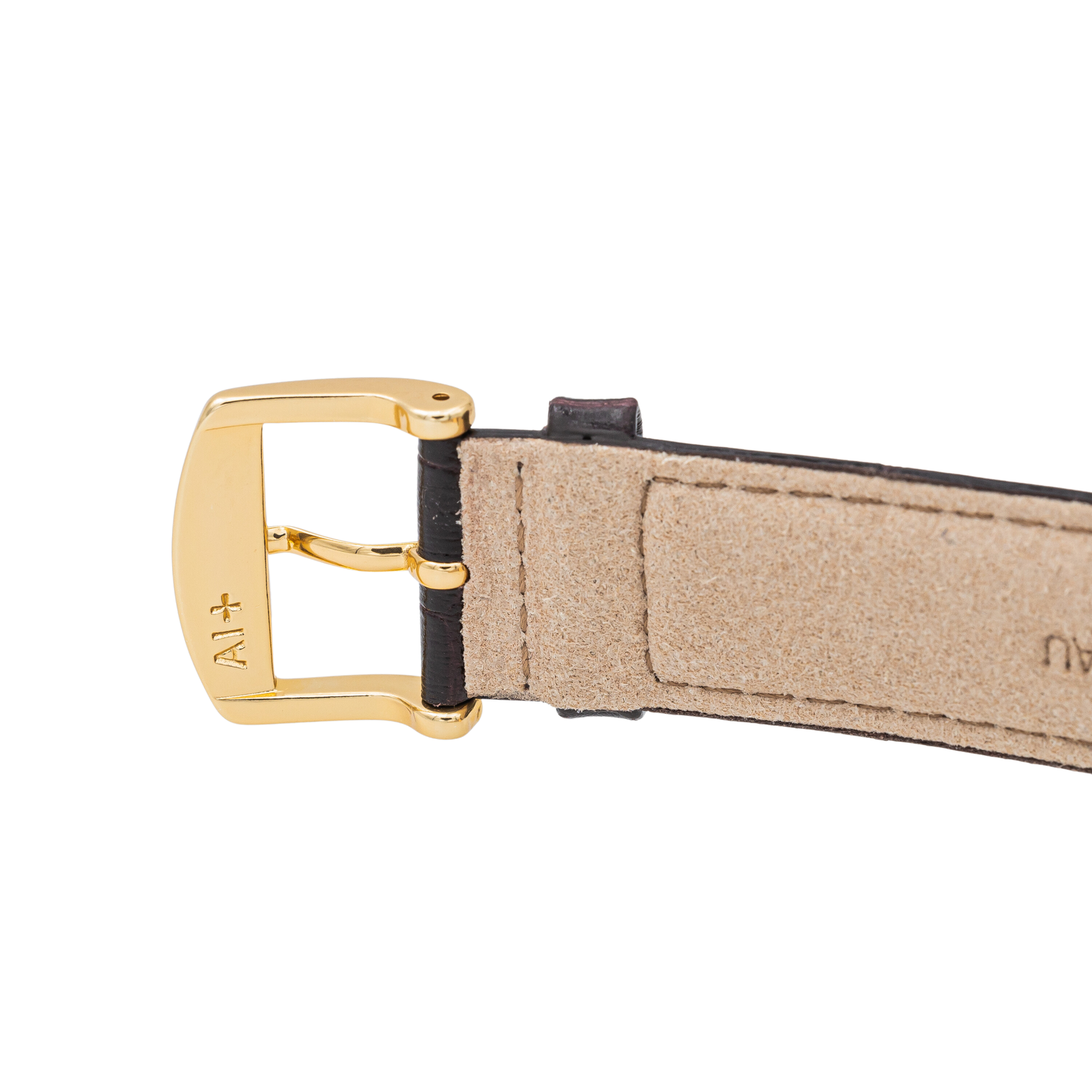 Zenith Square Vintage Watch Rose Gold on Leather