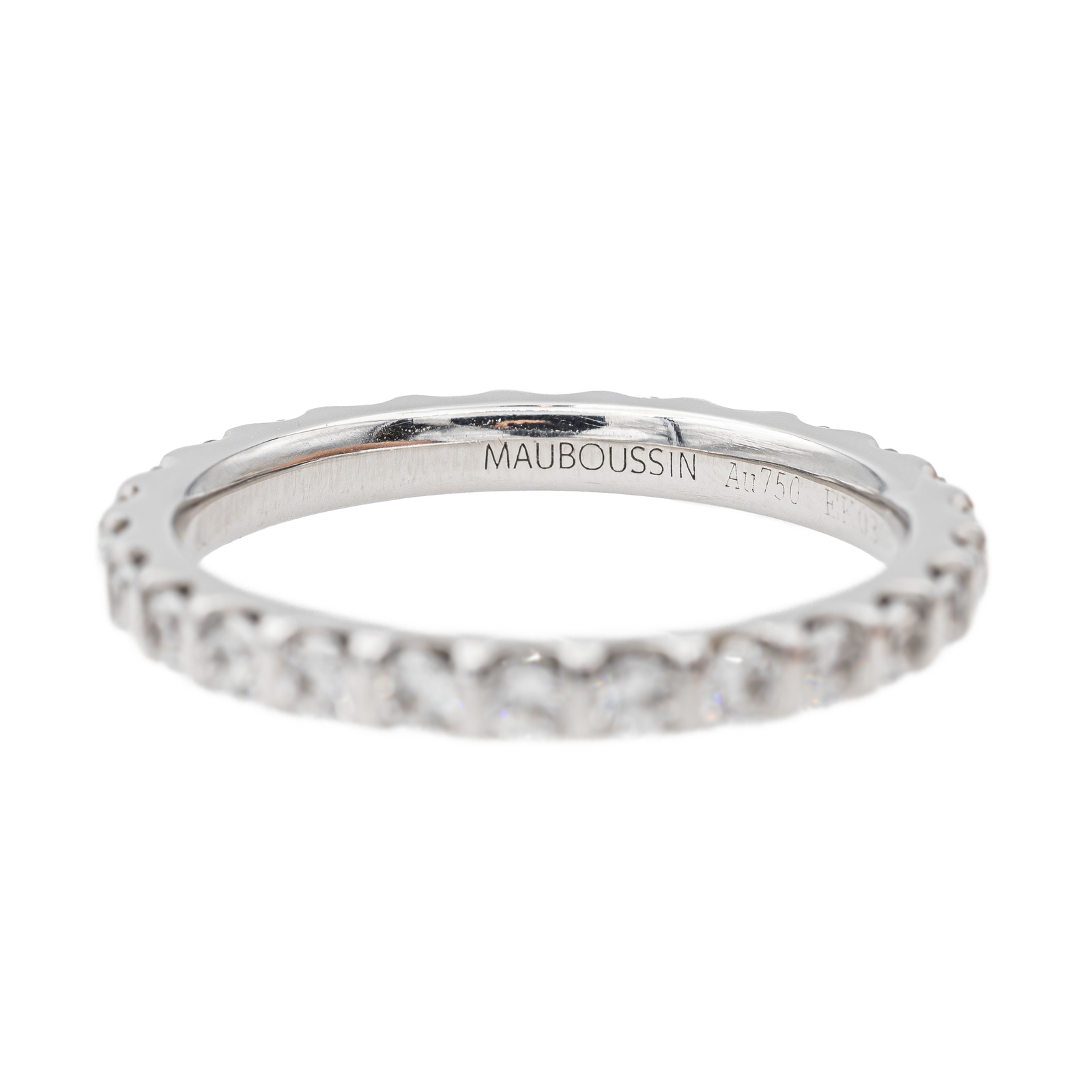 Mauboussin American Wedding Ring White Gold Diamond