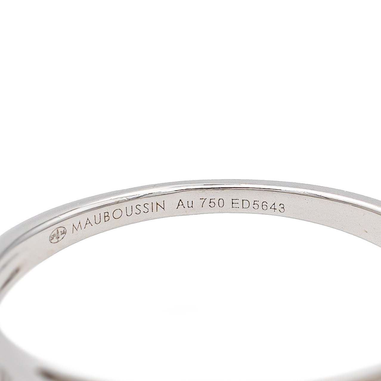 Mauboussin "Chance of Love" Ring White Gold Diamond