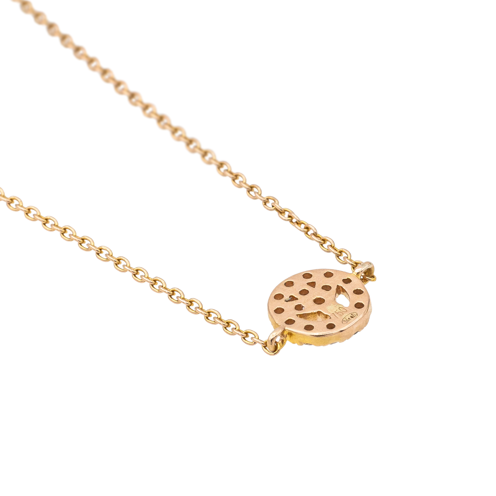 Djula Bracelet Peace & Love  Or rose Diamant